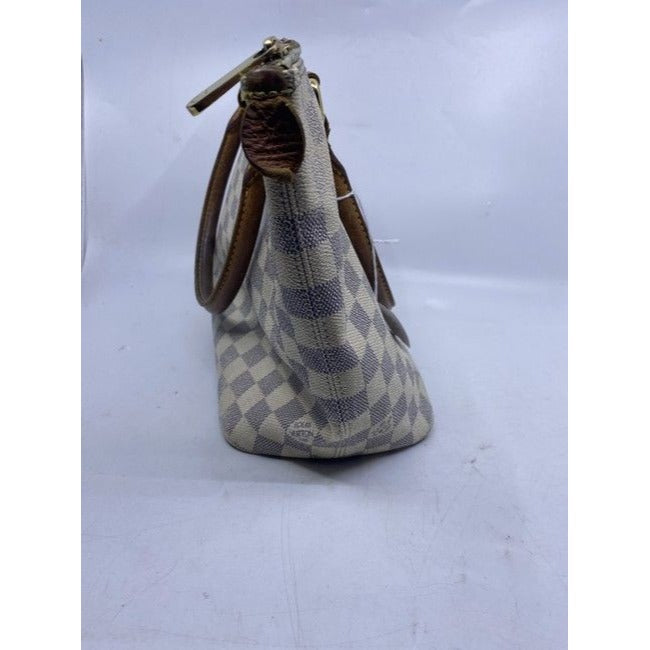 Louis Vuitton Saleya Vintage Crean Damier Azur Canvas Shoulder Bag