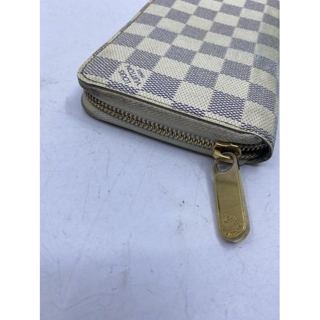 Louis Vuitton White Damier Azur Organizer Ca4182 Wallet