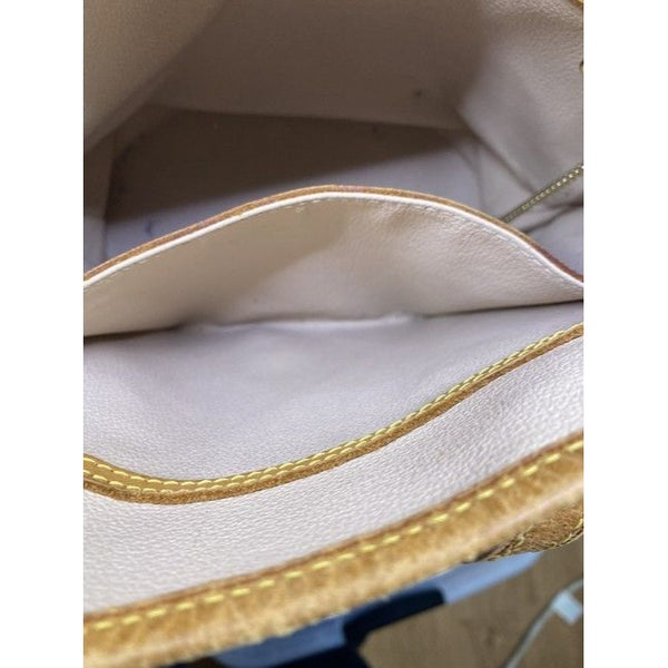 Louis Vuitton Pochette Twin Vintage Brown Monogram Cnavas Shoulder Bag