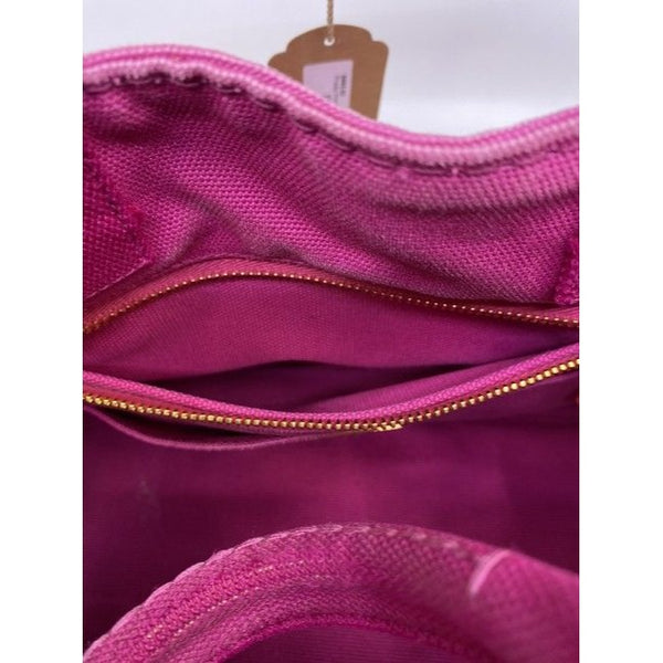 Prada Shopping Tote Canapa Logo Fuxia Shoulder Bag