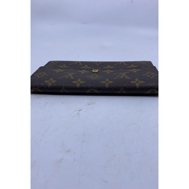 Louis Vuitton Brown Sarah Monogram Vintage Wallet