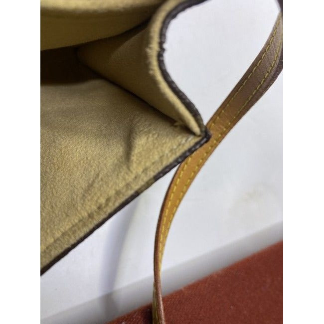 Louis Vuitton Pochette Twin Brown Monogram Canvas Cross Body Bag