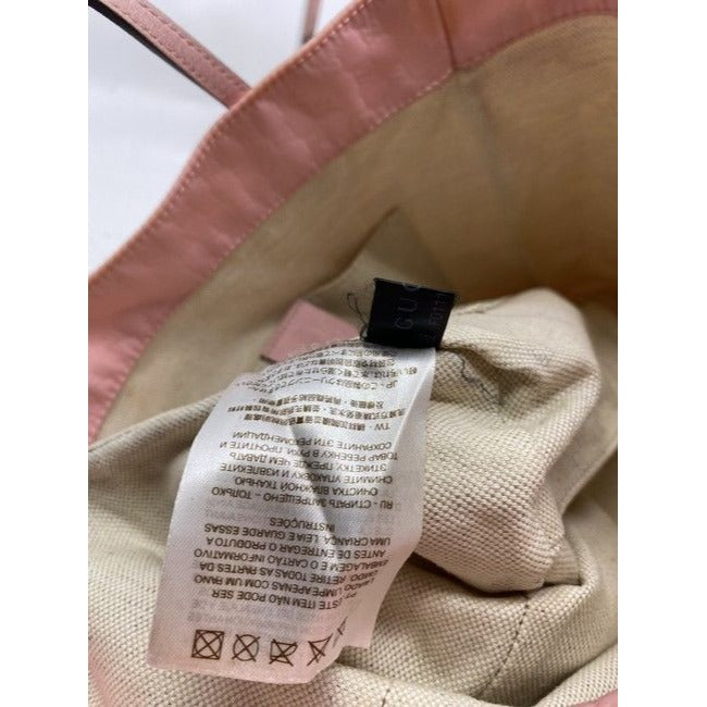 Gucci Tote Pink Fabric Shoulder Bag