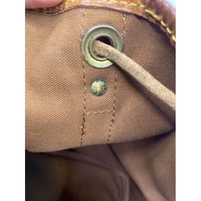Louis Vuitton Pochette Twin Vintage Brown Monogram Canvas Shoulder Bag