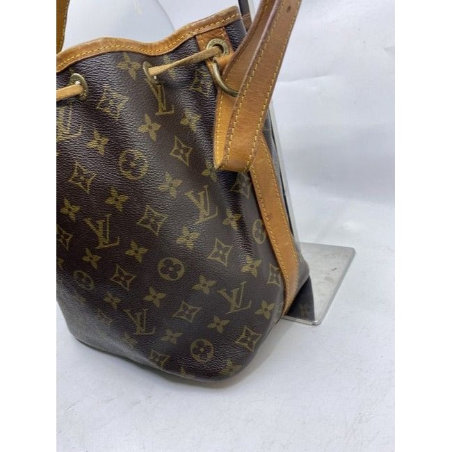 Louis Vuitton Pochette Twin Vintage Brown Monogram Canvas Shoulder Bag