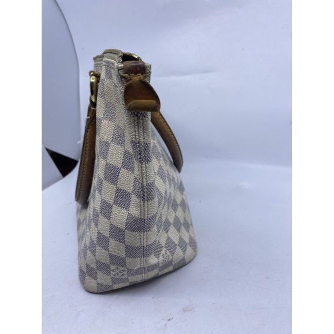 Louis Vuitton Saleya Vintage Crean Damier Azur Canvas Shoulder Bag