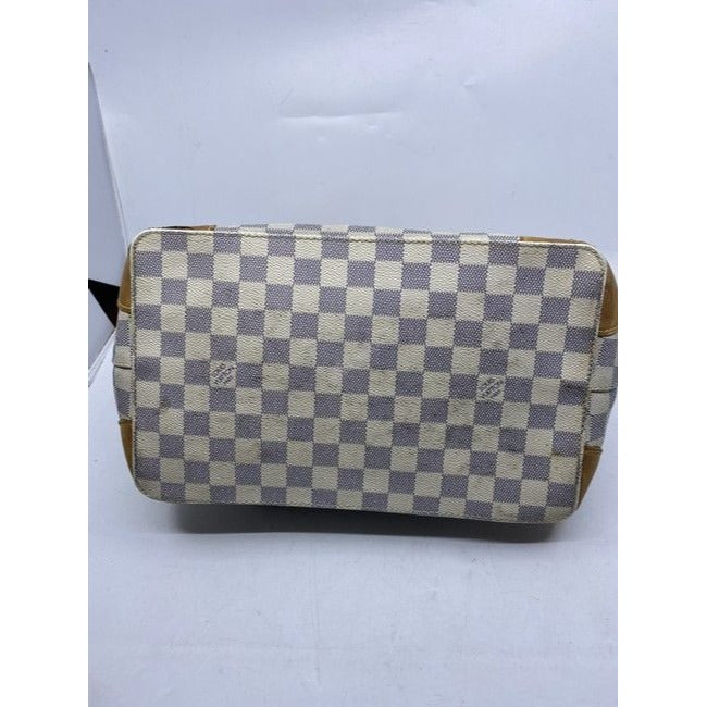 Louis Vuitton Hampstead Vintage Cream Damier Azur Canvas Shoulder Bag