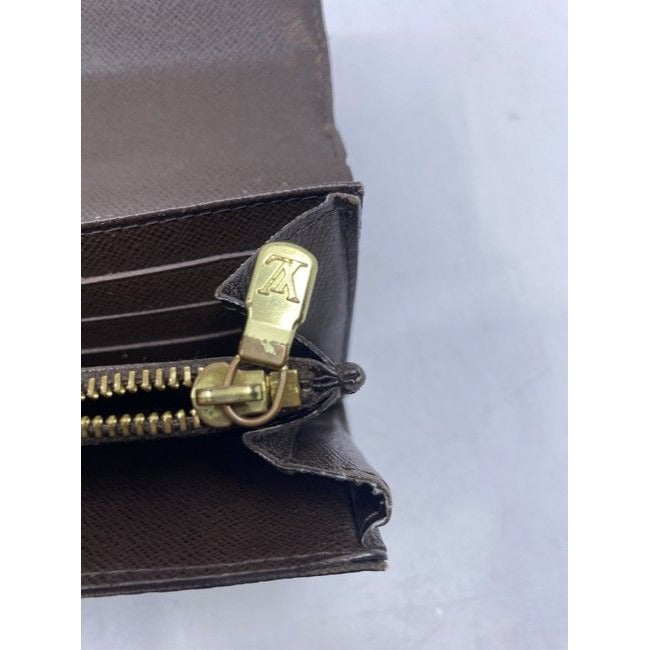 Louis Vuitton Brown Sarah De Large Canvas Travel Ca2057 Wallet