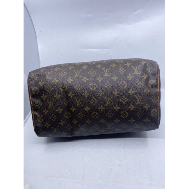 Louis Vuitton Speedy Brown Monogram Canvas Shoulder Bag