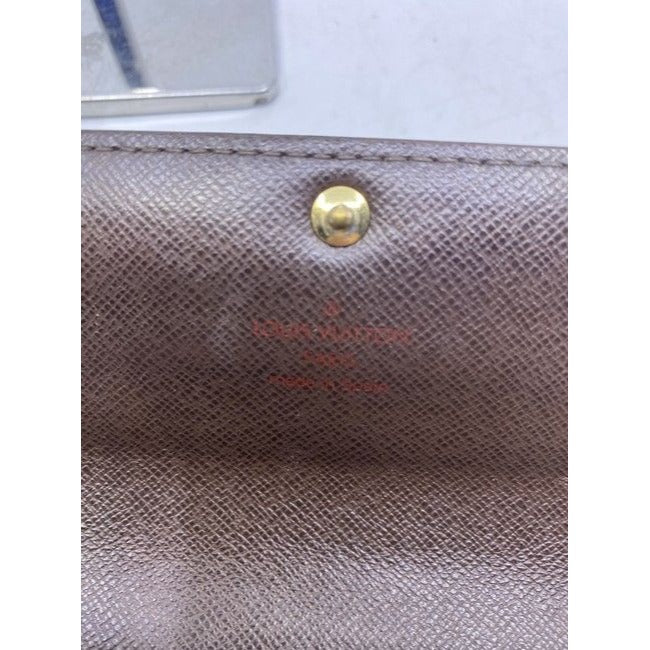 Louis Vuitton Brown Sarah De Large Canvas Travel Ca2057 Wallet