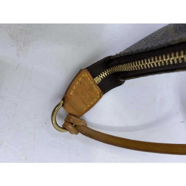 Louis Vuitton Pochette Accessoires Vintage Brown Monogram Canvas Tote