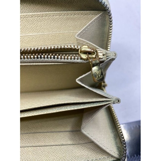 Louis Vuitton White Damier Azur Organizer Ca1089 Wallet