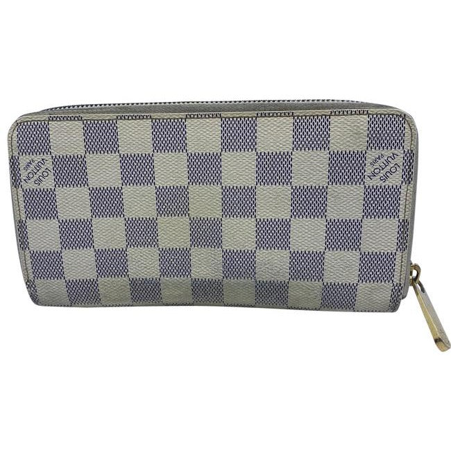 Louis Vuitton White Damier Azur Organizer Ca4182 Wallet