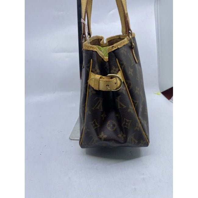 Louis Vuitton Batignolles Vertical Brown Monogram Canvas Shoulder Bag