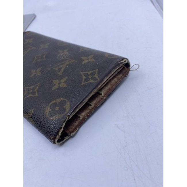 Louis Vuitton Brown Sarah De Large Canvas Travel M10988 Wallet