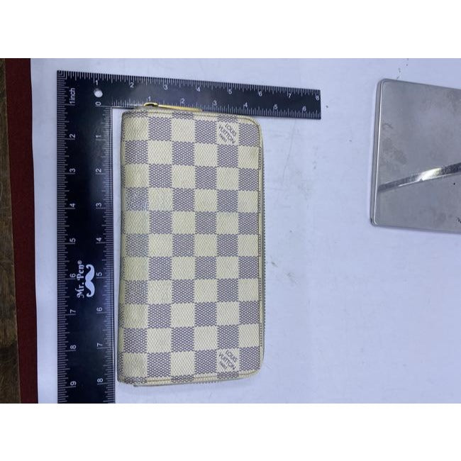 Louis Vuitton White Damier Azur Organizer Ca4182 Wallet