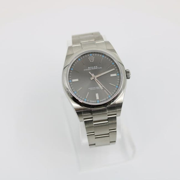 Rolex Silver Oyster Perpetual