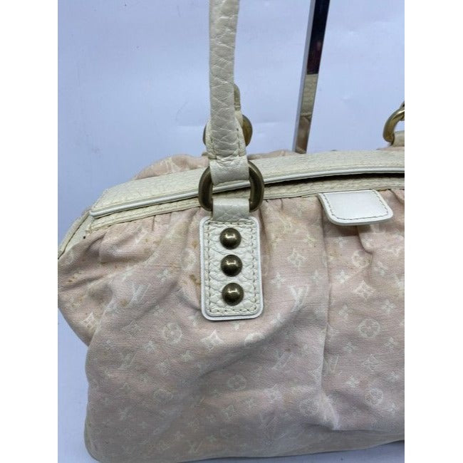 Louis Vuitton Mini Lin Rose Fabric Shoulder Bag