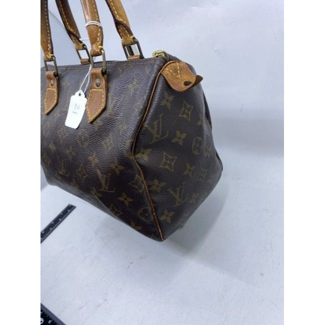 Louis Vuitton Speedy Vintage Brown Monogram Canvas Tote