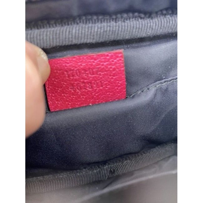 Gucci Black Trademark Cosmetic Bag