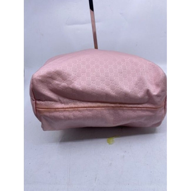Gucci Tote Pink Fabric Shoulder Bag