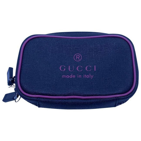 Gucci Black Trademark Cosmetic Bag