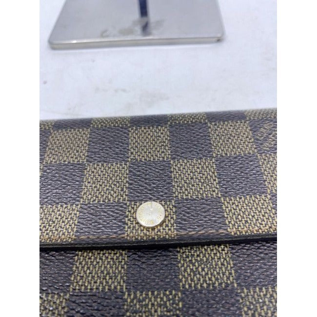 Louis Vuitton Brown Sarah De Large Canvas Travel Ca2057 Wallet
