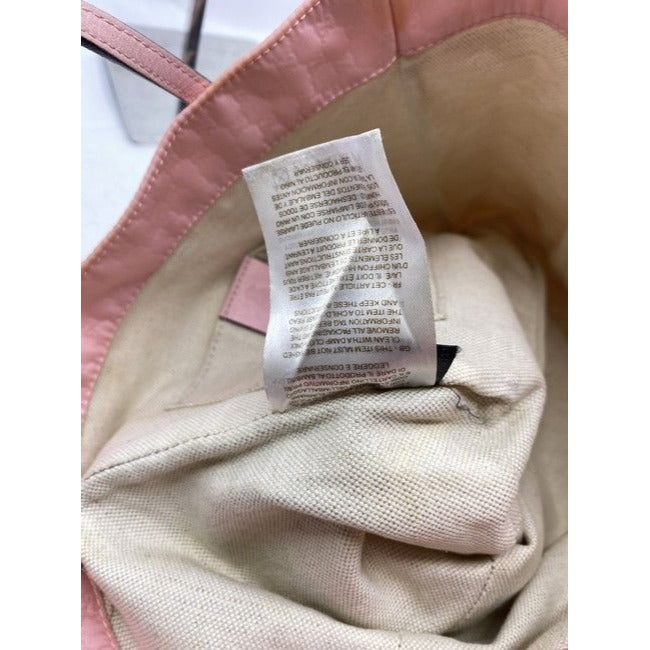 Gucci Tote Pink Fabric Shoulder Bag