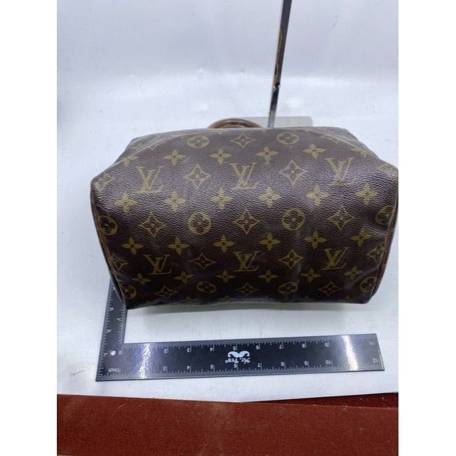 Louis Vuitton Speedy Vintage Brown Monogram Canvas Tote