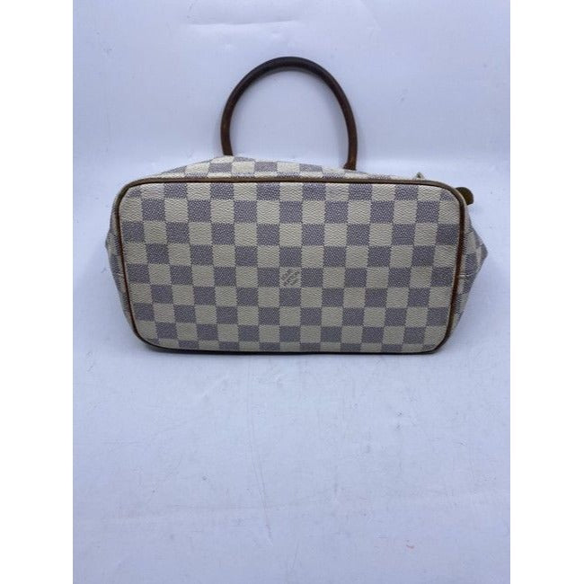 Louis Vuitton Saleya Vintage Crean Damier Azur Canvas Shoulder Bag