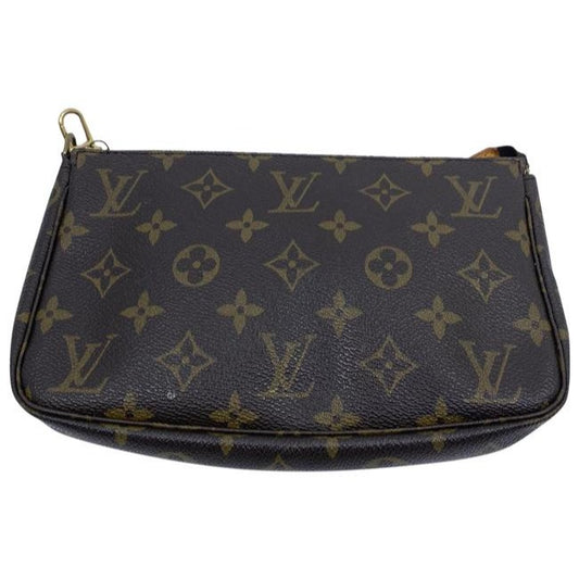 Louis Vuitton Pochette Accessoires Vintage Brown Monogram Canvas Tote