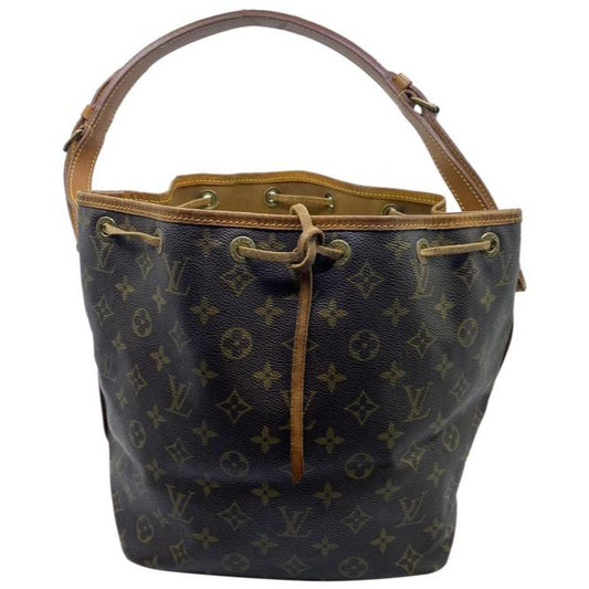 Louis Vuitton Pochette Twin Vintage Brown Monogram Canvas Shoulder Bag