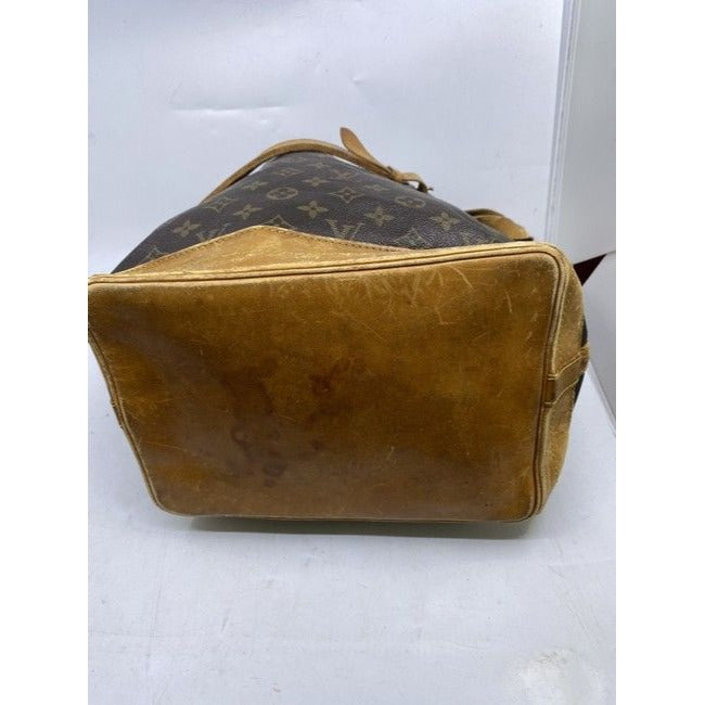 Louis Vuitton Noe Vintage Brown Monogram Canvas Shoulder Bag
