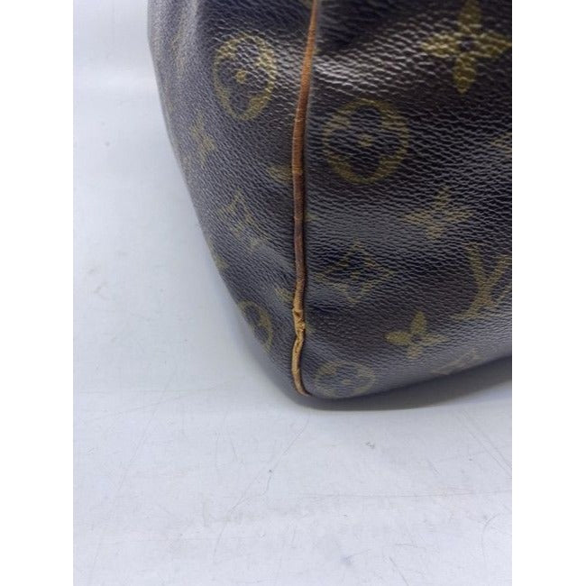 Louis Vuitton Speedy Brown Monogram Canvas Shoulder Bag