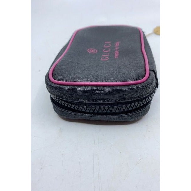 Gucci Black Trademark Cosmetic Bag
